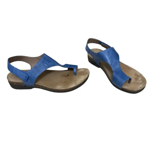 Dansko Reece Walk The Coast Waxy Burnished Leather Women's Sandals size 7.5 / 38 - Picture 2 of 7